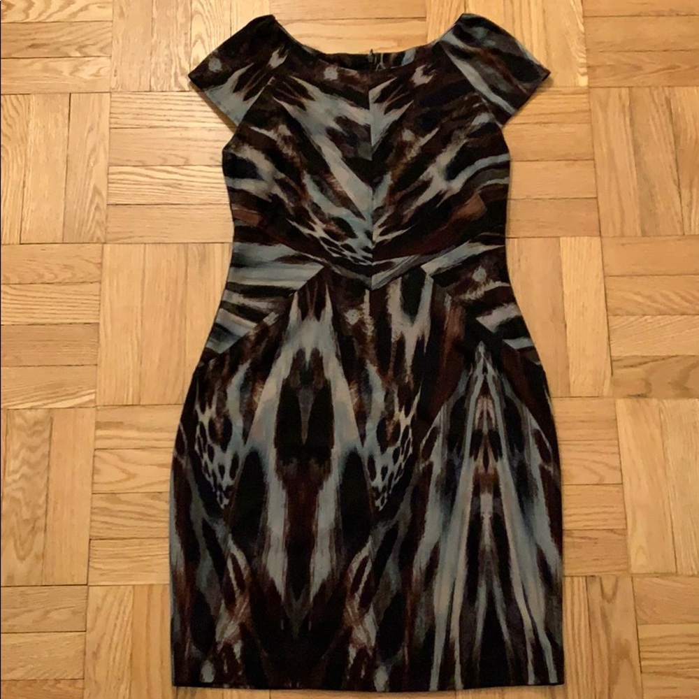 Calvin Klein Abstract Sheath Dress
